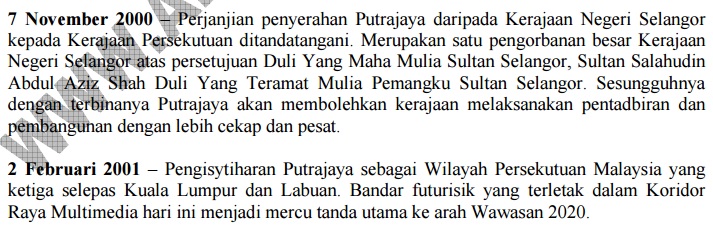 Contoh Kronologi Peristiwa Bersejarah: Tugasan Sejarah Tingkatan 3 (PT3 ...